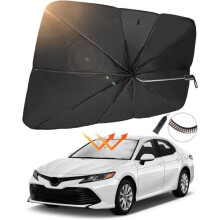 Parasol universal para parabrisas de coche, paraguas parasol anti-UV para parabrisas de coche, práctico y plegable, 138*80 cm.