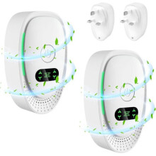 Purificador de aire de iones negativos enchufable (paquete de 4) - Mini generador portátil de iones negativos para el hogar, ambie