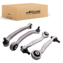 Juego de 4 brazos de suspensión para Audi A6 4F 4F2 C6, brazos de suspensión superiores izquierdo y derecho del eje delantero.
