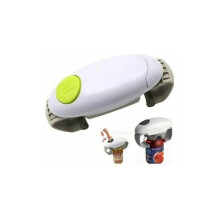 Abrebotellas automático de un solo toque, herramienta de cocina, abrelatas eléctrico para personas mayores y