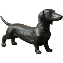 Adornos de perro salchicha, adornos de perro salchicha salchicha, de resina, ideales para la decoración del jardín.