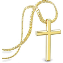 Pánsky náhrdelník SERASAR Premium [Faith] | Chirurgická oceľ 316L | Zlato | 60 cm | Šperkovnica je súčasťou balenia