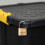 Strata 42L Heavy Duty Lockable & Stackable Storage Tub Chest with Clips in Black 7