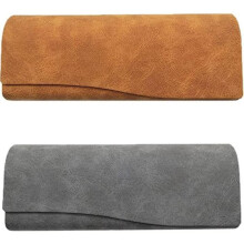 Brilleetui - Ikke specificeret - 2 stk. - Fåreskind - Blød beskyttelse - Elegant design