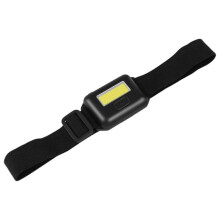 Mini linterna frontal LED COB con 3 modos, resistente al agua y a la lluvia, ideal para actividades al aire libre, camping y pesca