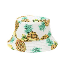 Solhat - Clr9 - Vendbar bøllehat med print - Voksen - Unisex - Casual