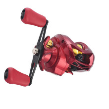 (left) Left/Right Fishing Equipment Accessory Professional Fishing Reel Baitcasting Reel for Saltwater Baitcasting Fishing Reel Multicolor