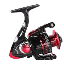 Metal Reel LK-5000 with Reinforced Construction for Saltwater and Freshwater Fishing, Durable 5000 Size, High-Strength Material