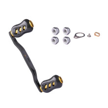 (Gold) Water Drop Reels Fishing Reels Handle Carbon Fibers Fishing Baitcast Reels Handle Rocker Process DIY Part  Red