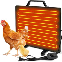 140W hønsehusvarmer med stativ, justerbar temperatur, velegnet til gårde, hønsehuse, andehuse