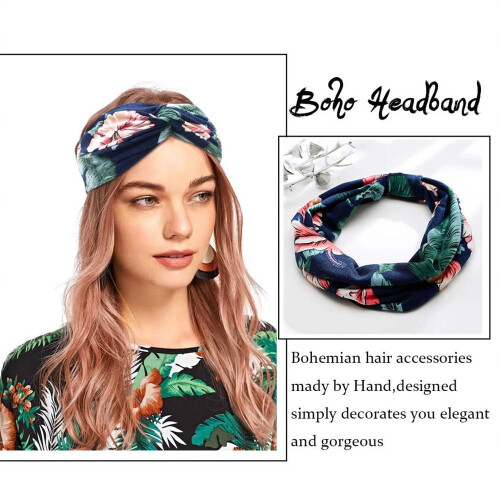 5er-Pack Boho-Blumenstirnbänder für Damen 1