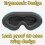 3D Contoured Lightproof Sleep Mask: Breathable & No Eye Pressure 2