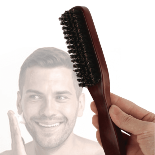 Brosse à cheveux FACEGA en poils de sanglier, marron 1