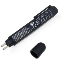 Comprobador automático de líquido de frenos - PZCC - Lápiz de prueba - 5 indicadores LED - Compatibilidad con DOT3, DOT4 y DOT5