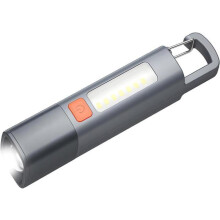 Linterna LED potente, recargable, 100.000 lúmenes, 3 modos de iluminación, zoom, luz COB.