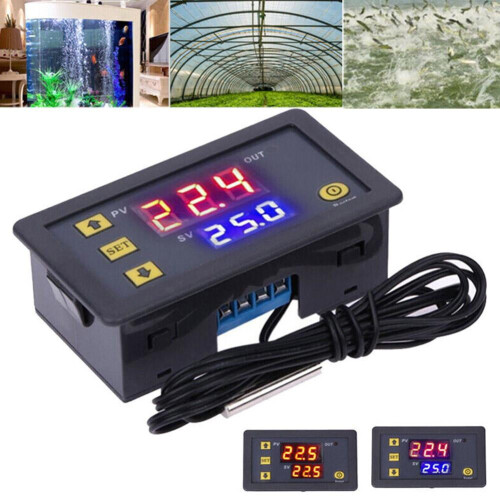 DC 12V 数字温度控制器 20A 1
