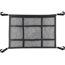 Red de almacenamiento para coche - DEMA - Doble capa - Gran capacidad - Plegable - 90x65 cm - Poliéster resistente