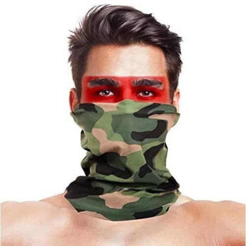 Máscara, diadema, bufanda, pañuelo multifuncional de camuflaje
