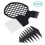 3-delige set Afro Mesh Twist Kam voor Haarstyling 3