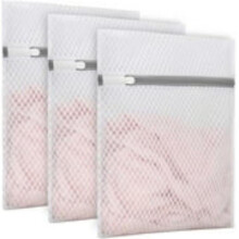 Bolsas para ropa delicada de 23 x 30 cm - JZSH - Paquete de 3 unidades de poliéster resistente con cremallera - Para lavadora