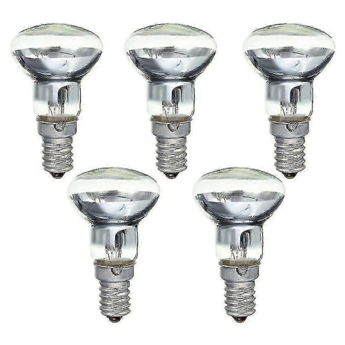 Compatibil cu becul lavei E14 30W cu reflector transparent pentru stil retro