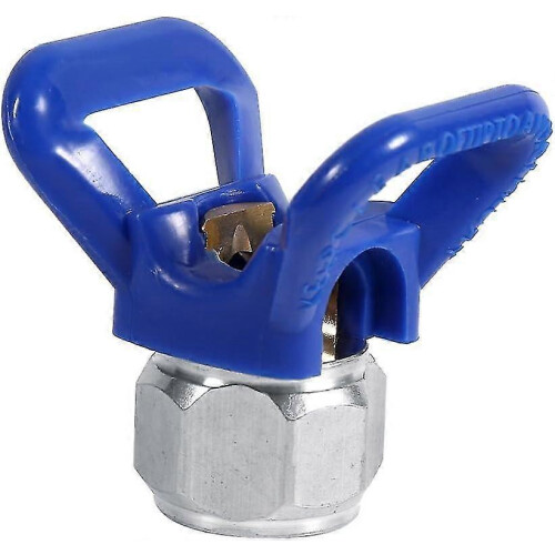 Airless Paint Spray Gun Sprayer Flat Nozzle Seat Guard Universal Tool (Blue) 1