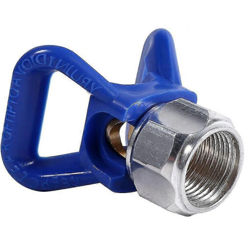 Airless Paint Spray Gun Sprayer Flat Nozzle Seat Guard Universal Tool (Blue) 2