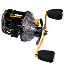 Baitcasting Reel with 7.2:1 Gear Ratio and 18+1BB Bearings for Freshwater and Saltwater Fishing featuring Brass&StainlessSteel Gears
