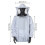 Breathable Beekeeping Suit, Protective Bee Proof Jacket with Veil Hood, Beekeeping Tools, Camouflage Beekeeping Protective C 2