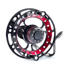 (black red left hand) Metal Fishing Hand Wheel with Drain Force Driving Cart Reels Wheel Saltwater Freshwater Sound Hand Reels Line Coils Multicolor