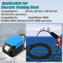 Fishing Reel Battery Adapter suitable for 18V Battery Work suitable for BM2300 BM2900/suitable for 14.4V Electric Fishing Reel
