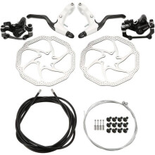 Mountain Bike tárcsafék készlet bal/jobb kézifék, fékkar/váltókar/váltóbowden/váltó szerelvény/belső vezeték