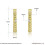 Pendientes - Oro - 350-B - Plata - 4 mm - 28 mm - Estilo Sleeper 4