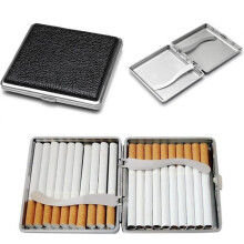 20 cigarettás doboz, rozsdamentes acél tok, tárolódoboz
