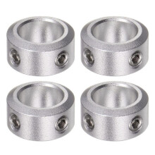 SOURCING MAP 4 részes távtartó készlet, 10 mm-es furat, 16 mm külső átmérő, 8 mm szélesség, beállító gyűrű, tengelyütköző, te