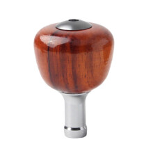 (Rosewood large size) Fishing Spinner Reel Knob Replacement Handle Reel Knob Reel Replacements Parts Reel Handle Knobs Outdoor Rocker Handle