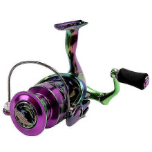 (7000 Series, colorful) Fishing Reel VX1000-7000 Max Drag 8kg Metal Spool Ball Spinning Reel Wheel Coils Saltwater Fresh for Perch Trout 25-26