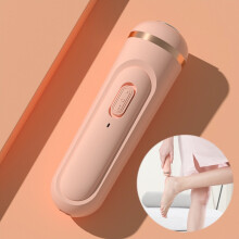 J001 Rechargeable Electric Foot File/Cut Remover/Toe Trimming Tool (Pink)