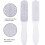 5PCS Dermabrasion tool double-sided grinding stone(White) 1