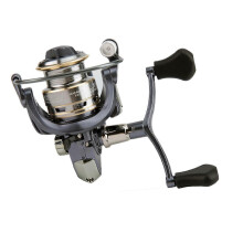 Metal Rotating Fishing Reel KM1000 Durable with High Grease Dual Grip for Saltwater and Freshwater Fishing