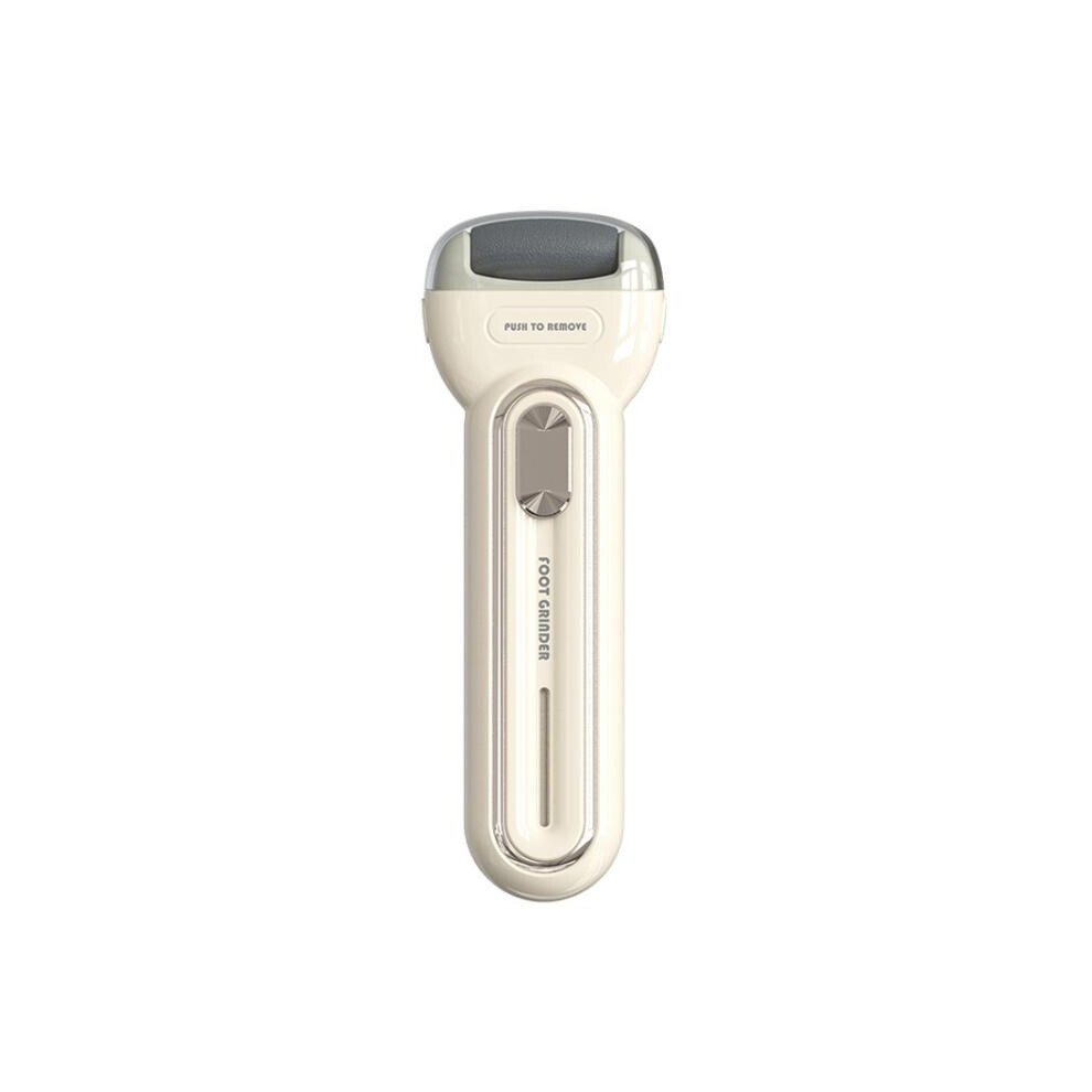 Electric Foot Grinder Dead Skin Callus Remover Foot Care Exfoliator Pedicure Device(Beige)