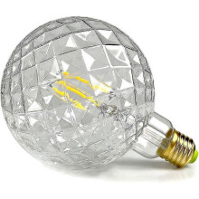 Led Bulbs Vintage 4w Warm White 2700kelvin Big Globe Crystal Led Bulb 220/240v Edison Screw E27 Base Specialty Decorative Light Bulb G125 (crystal) [e