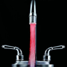 3 Color Led Light Change Faucet Water Tap Temperature Sensor Water Faucet