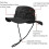 Solhat - Militær Kampstil - Dobbelt Lag - Sort - Unisex 4