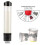 Cup Dispenser - 60 Paper Cups Plastic Cup Dispenser, One Touch Button Cup Holder 4