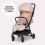 My Babiie MBX2 Compact Stroller - Blush Pink 5