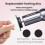 Waterproof Electric Pedicure With Multi-Speed Adjustable Foot File(Gray) 3