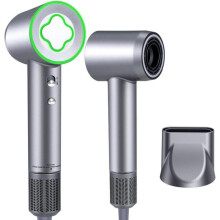 Uscător de păr ionic TRAHOO - 1600W - 2 viteze - 4 setări de căldură - Tehnologie ionică - Zgomot redus