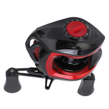 (left hand) Fishing Reel LK201 Plastic/Aluminum Alloy Black Red Magnetic Brake Standard Right/Left Hand Exquisite Fishing Casting Reel Wheel