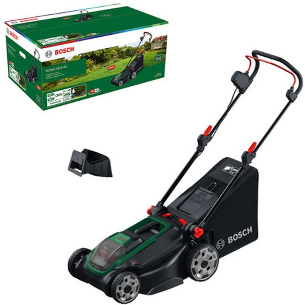 Bosch Rotak 18V2-43 Twin 18V 36V Cordless Lawnmower Lawn Mower 43Cm Bare Unit